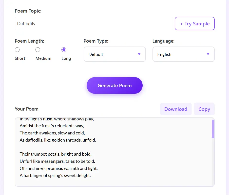 How to Use AI-poem-generator