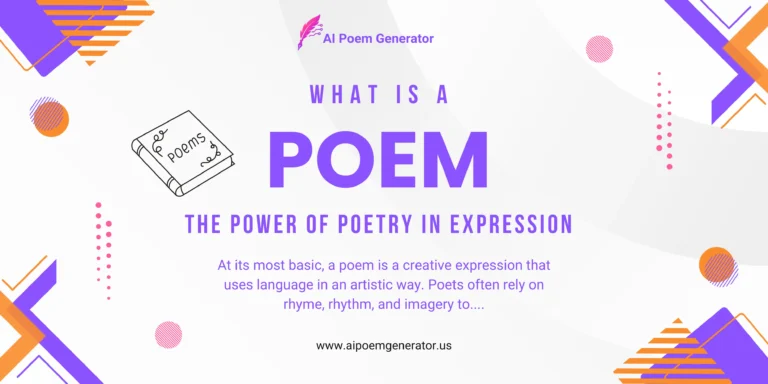 what is a poem blog featured image